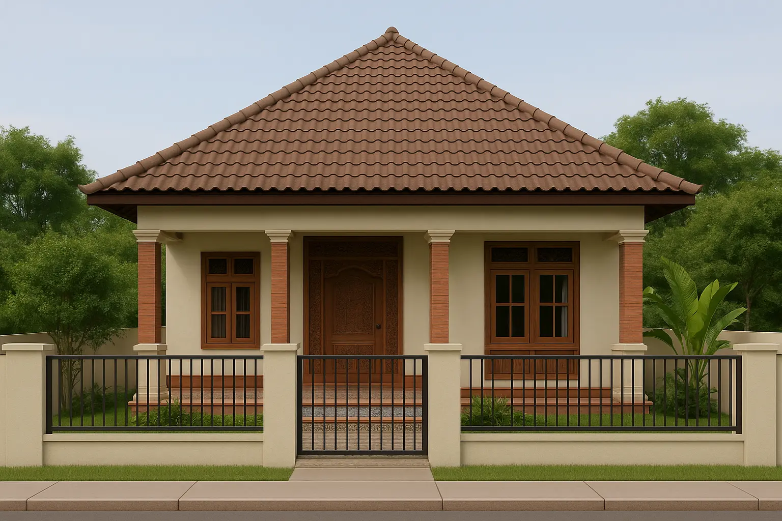 Ruang tamu modern